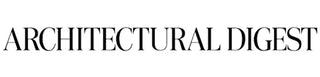black text, Architectural Digest logo