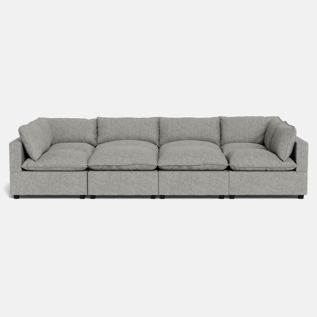 Grey Fabric / No Storage