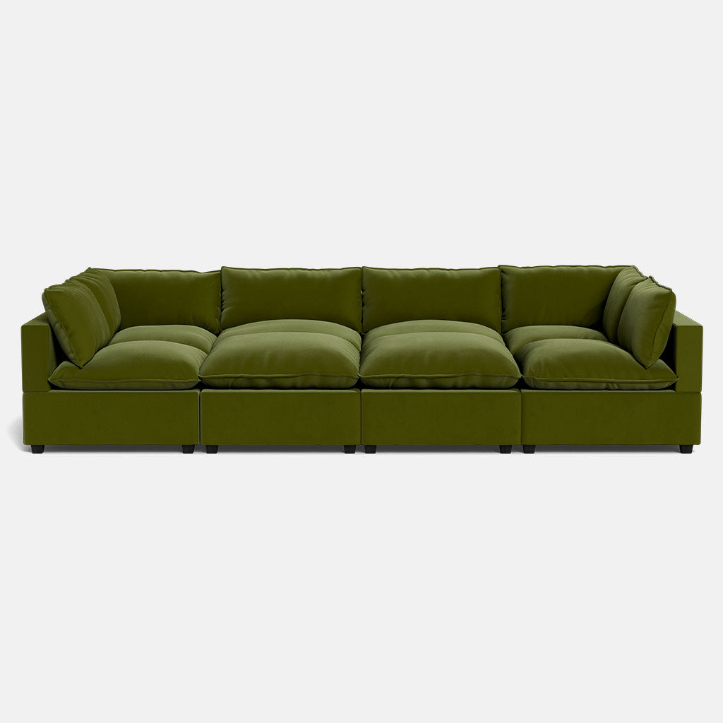 Olive Velvet / No Storage