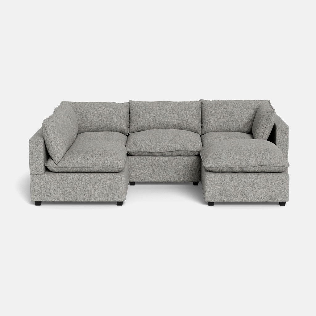 Grey Fabric / No Storage