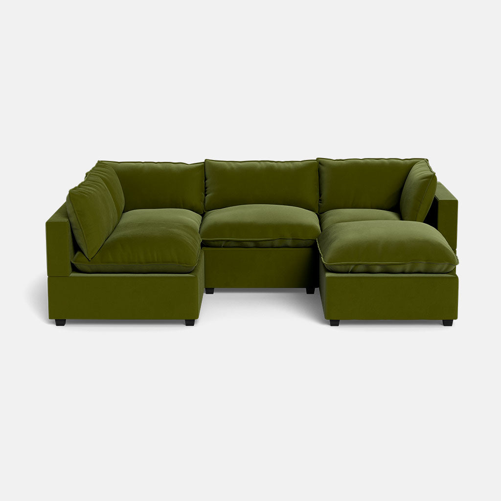 Olive Velvet / No Storage