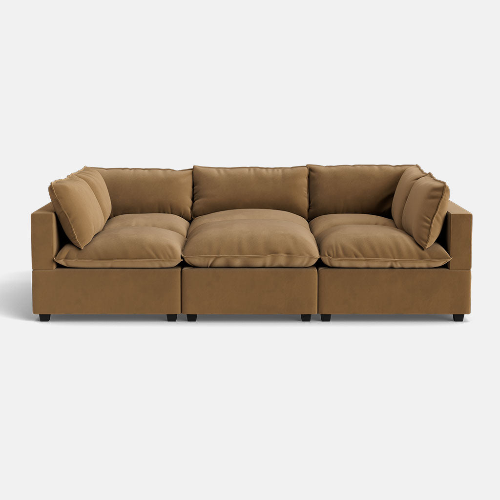 Kova Pillow Pit Sofa - Albany Park | Cloud-Soft Pit Seating