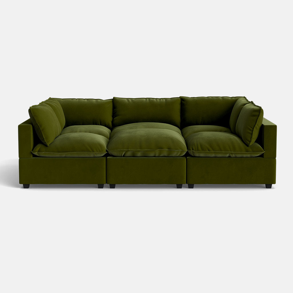 Olive Velvet / No Storage