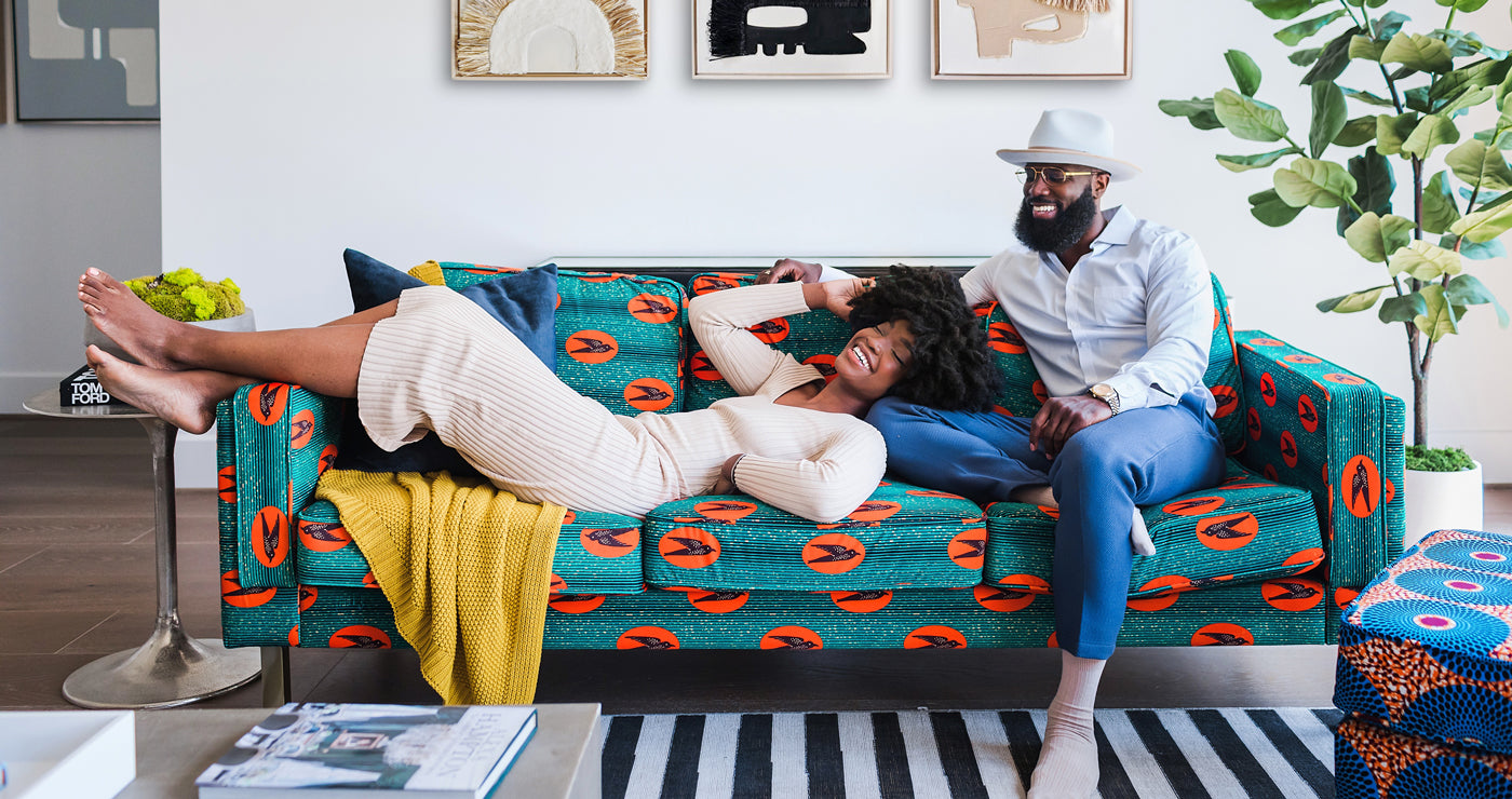 akwaaba velvet Ẹkáàbọ̀ albany sofa