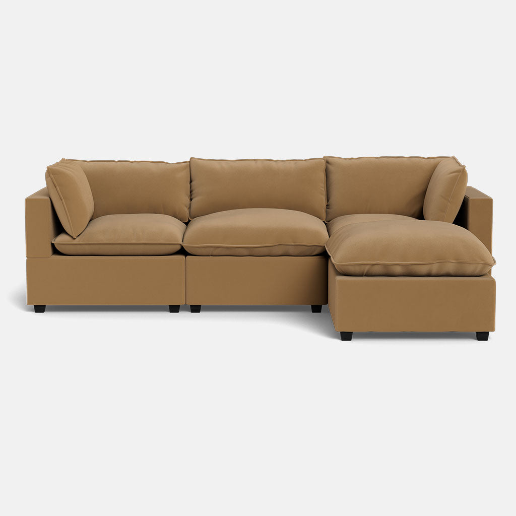 Kova sofa ottoman camel