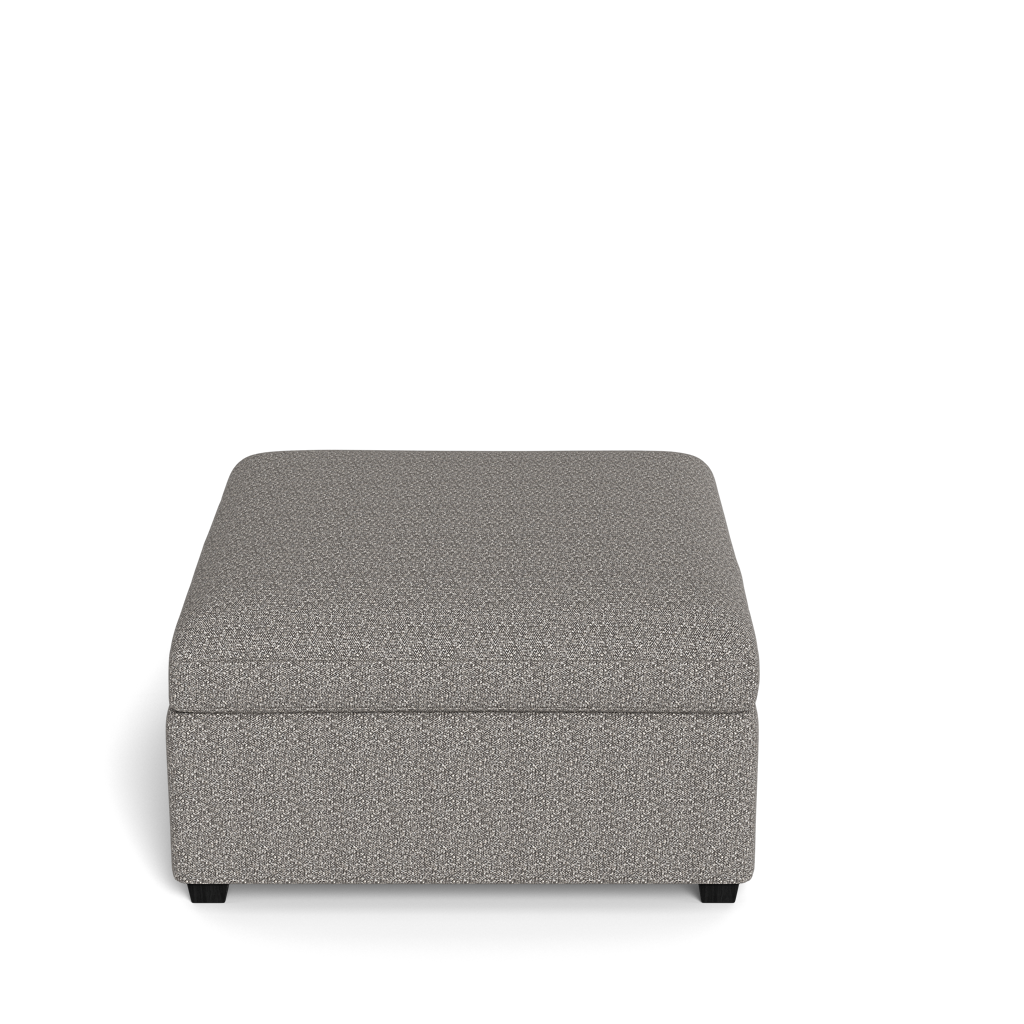 Amazon.com: HUIMO Square Leather Storage Ottoman, Black