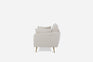 Quartz Bouclé Gold | Park Armchair shown in Quartz Bouclé with gold legs