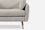 Quartz Bouclé Gold | Park Armchair shown in Quartz Bouclé with gold legs