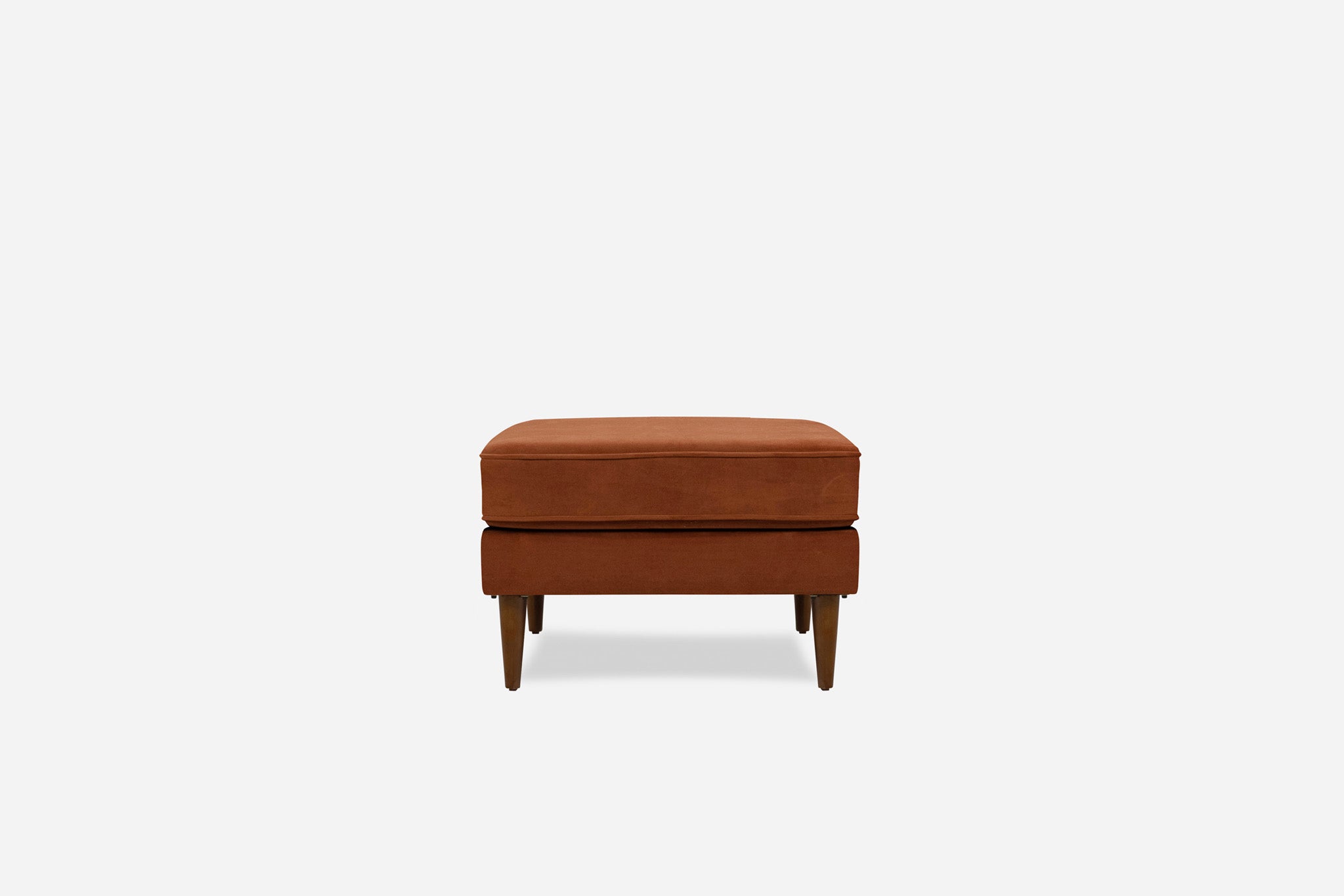 Ẹkáàbọ̀ Albany Ottoman Akwaaba Velvet / Walnut