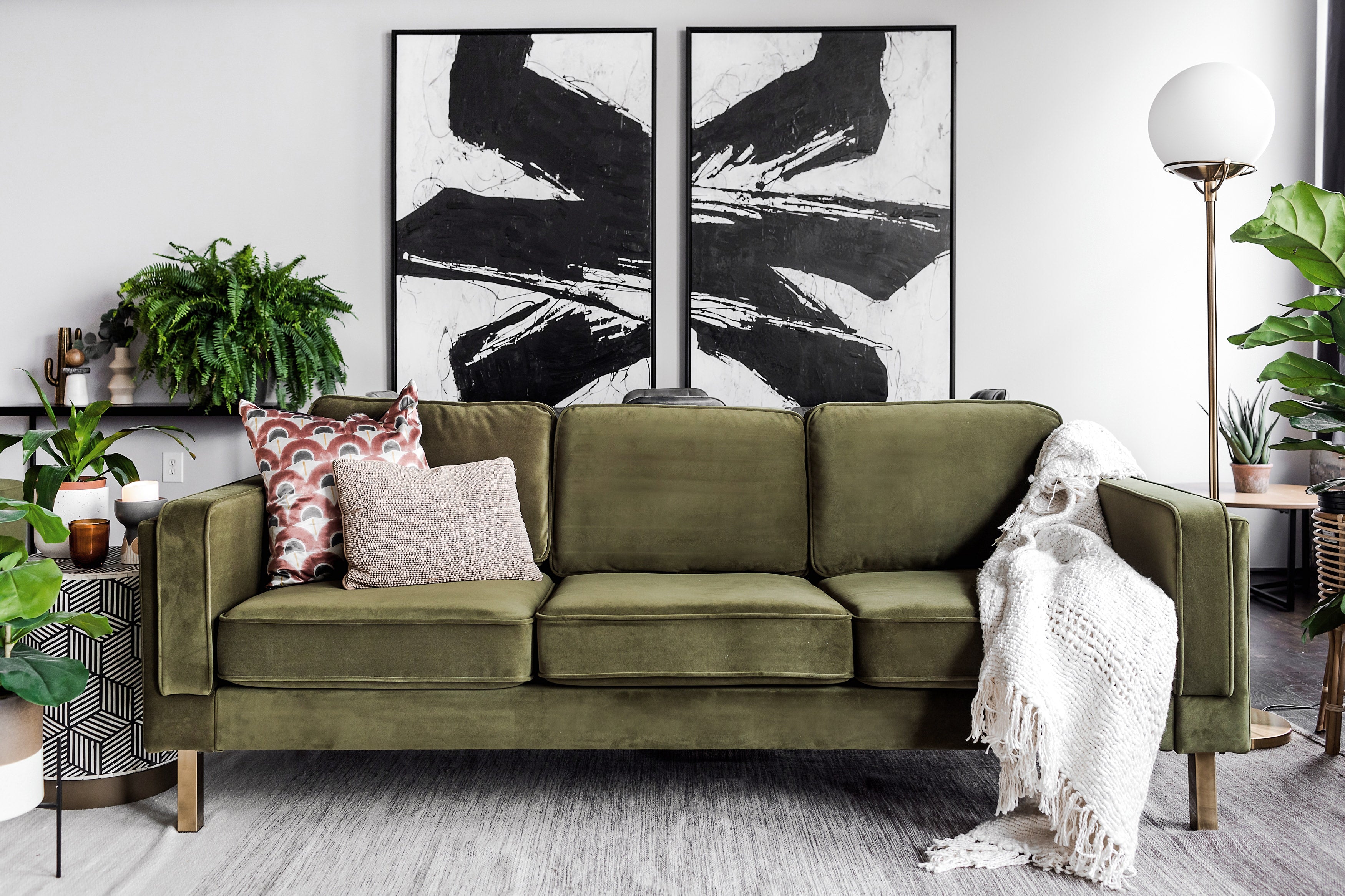 Very velvet sofa discount