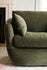Olive Velvet | Detail of the Park swivel armrest in olive velvet