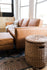 distressed vegan leather walnut | Albany Sofa shown in distressed vegan leather with walnut legs