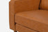 distressed vegan leather walnut | Albany Armchair shown in distressed vegan leather with walnut legs