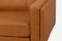 distressed vegan leather walnut | Albany Armchair shown in distressed vegan leather with walnut legs