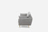grey fabric gold | Park Armchair shown in grey fabric with gold legs