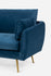 blue velvet gold | Park Armchair shown in blue velvet with gold legs