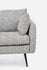 Grey Fabric Black | Park Sofa shown in Grey Fabric with black legs