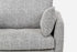 grey fabric black left facing | Park Sectional Sofa shown in grey fabric with black legs left facing