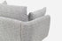grey fabric black | Park Armchair shown in grey fabric with black legs