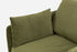 Olive Velvet Gold | Park Armchair shown in Olive Velvet with gold legs