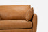 Distressed Vegan Leather Black | Park Sofa shown in Distressed Vegan Leather with black legs