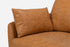 Distressed Vegan Leather Gold | Park Armchair shown in Distressed Vegan Leather with gold legs