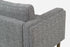 grey fabric gold | Albany Armchair shown in grey fabric with gold legs
