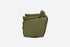 Olive Velvet | Lateral view of the Park swivel armchair in olive velvet